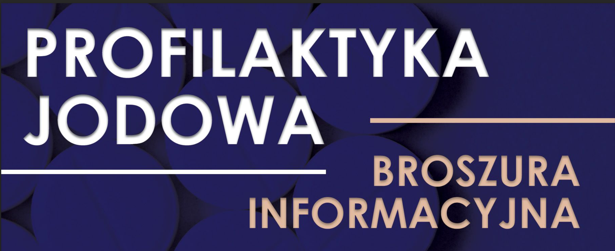 Informacja - profilaktyka jodowa