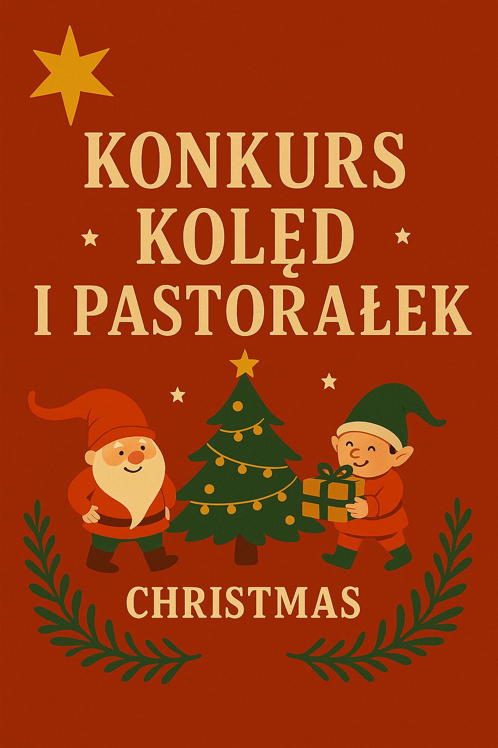 OGŁASZAMY SZKOLNY KONKURS KOLĘD I PASTORAŁEK!
