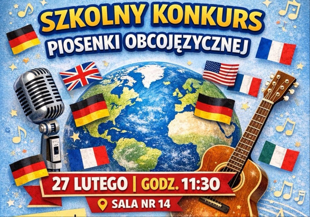 Szkolny Konkurs Piosenki Obcojęzycznej 2026