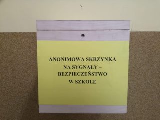 ANONIMOWA SKRZYNKA NA SYGNAŁY – BEZPIECZEŃSTWO W SZKOLE 1