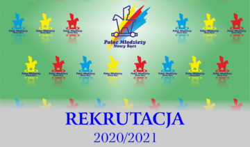 Rekrutacja na zajęcia w Pałacu Młodzieży w roku szkolnym 2020/2021 1
