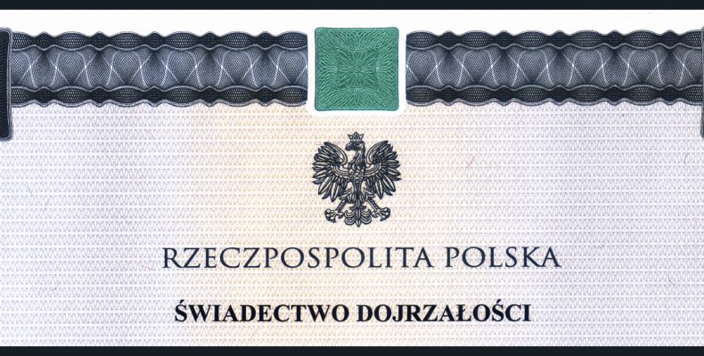 Wydawanie świadectw dojrzałości 2024